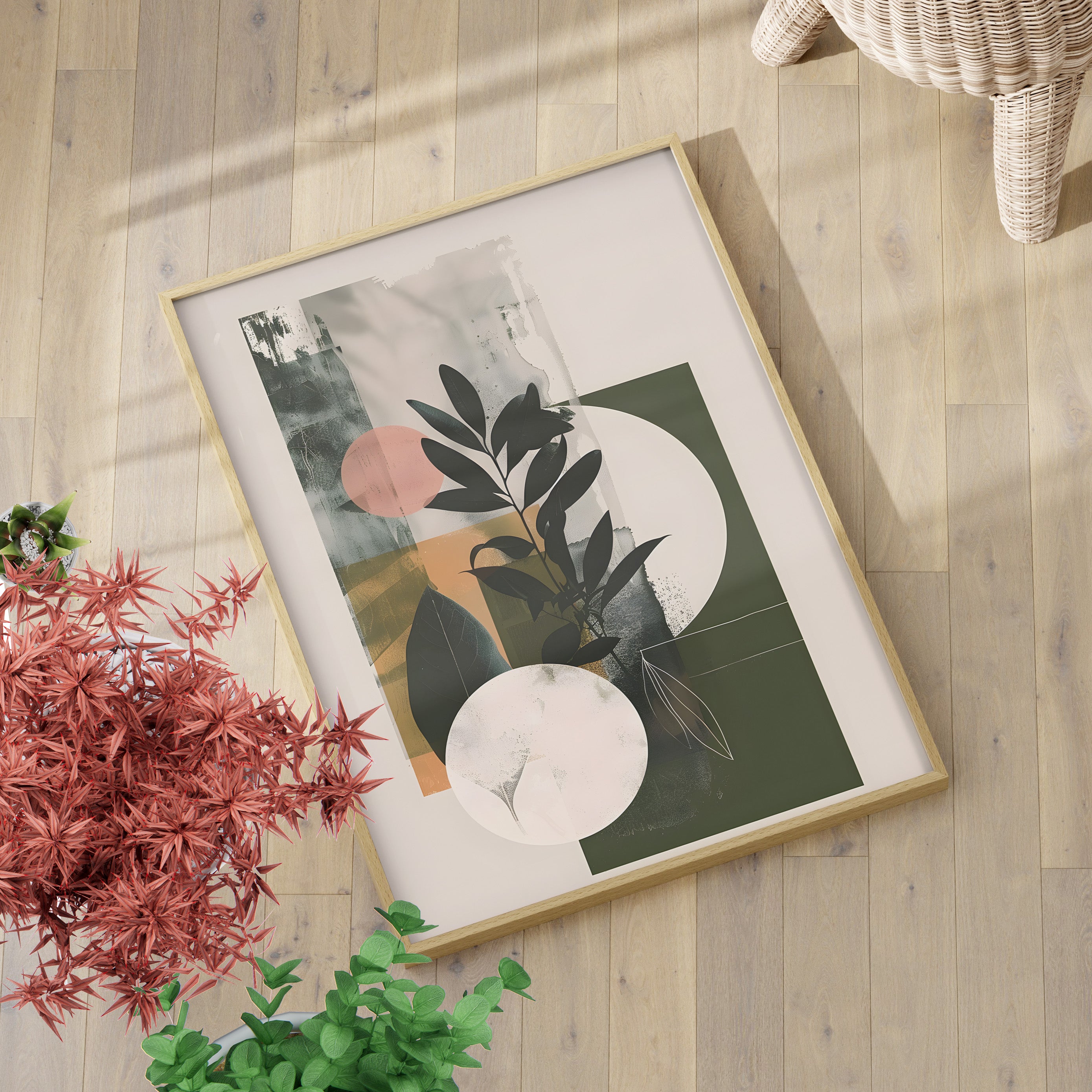 Earthy Geometric Botanicals