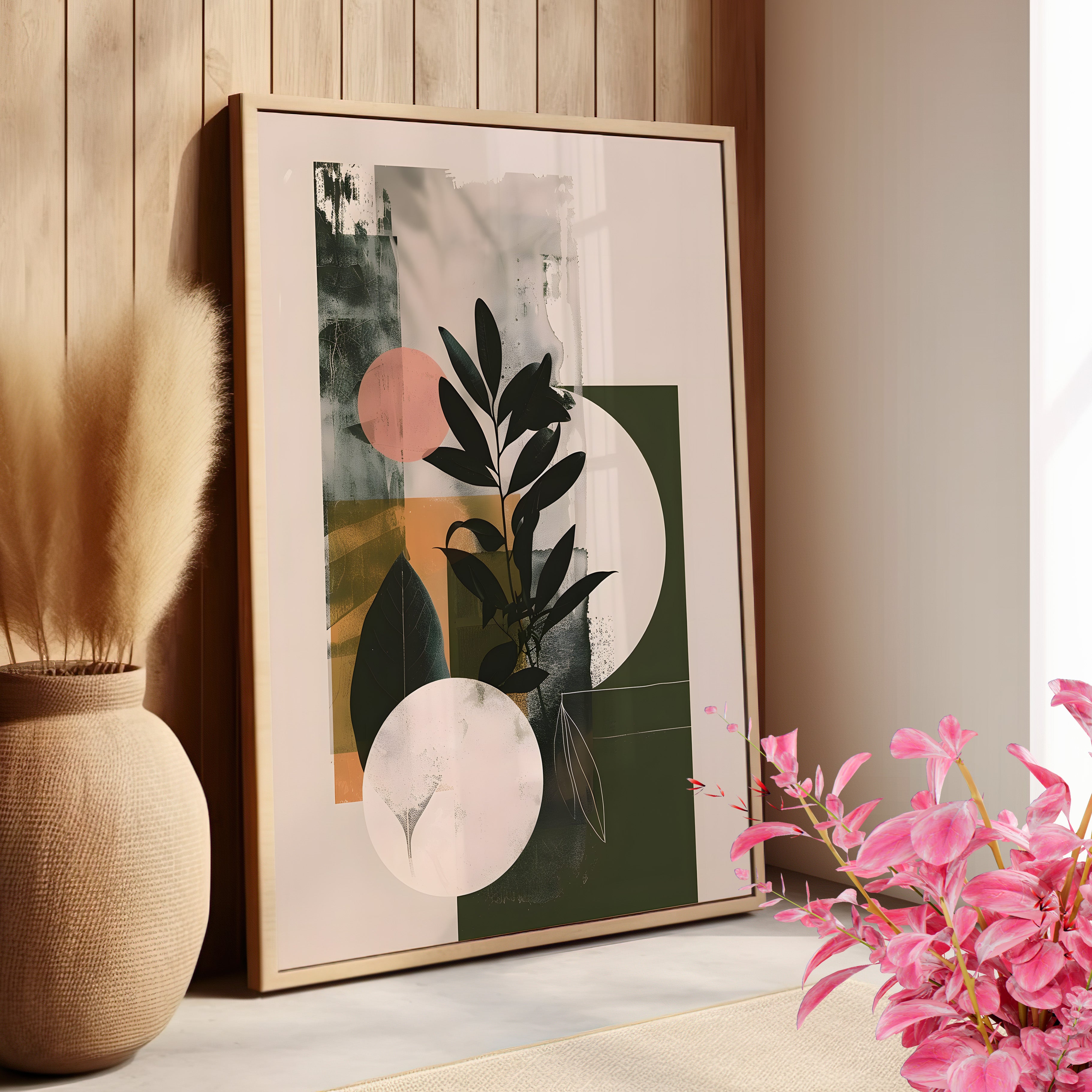 Earthy Geometric Botanicals