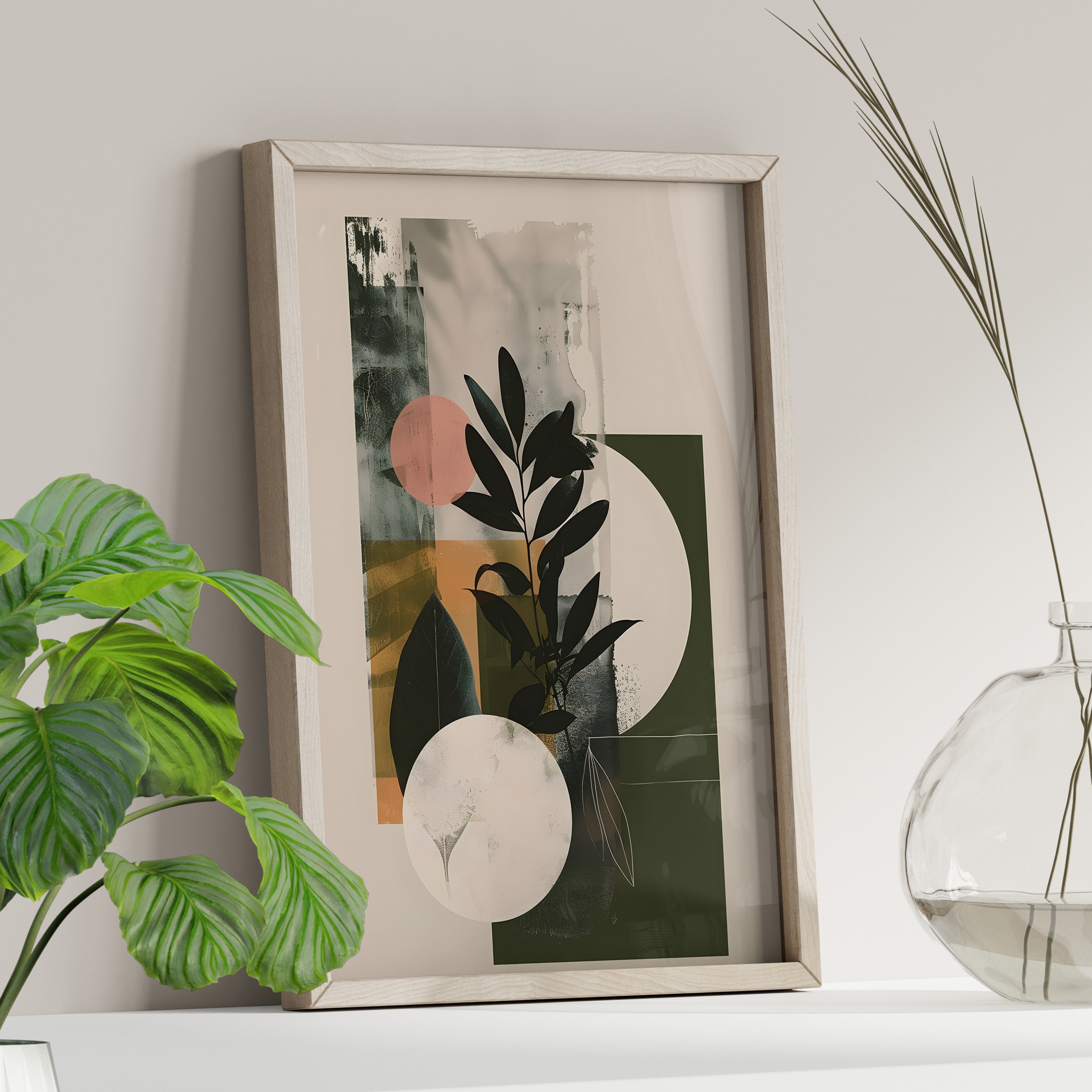 Earthy Geometric Botanicals