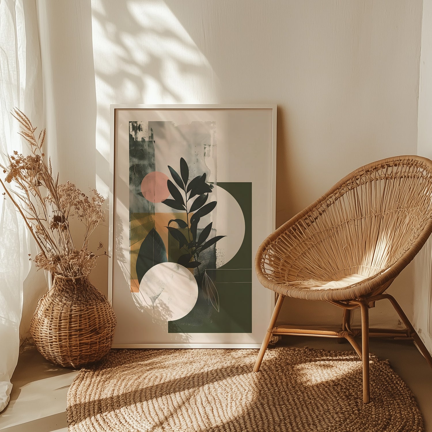 Earthy Geometric Botanicals