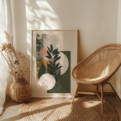 Earthy Geometric Botanicals