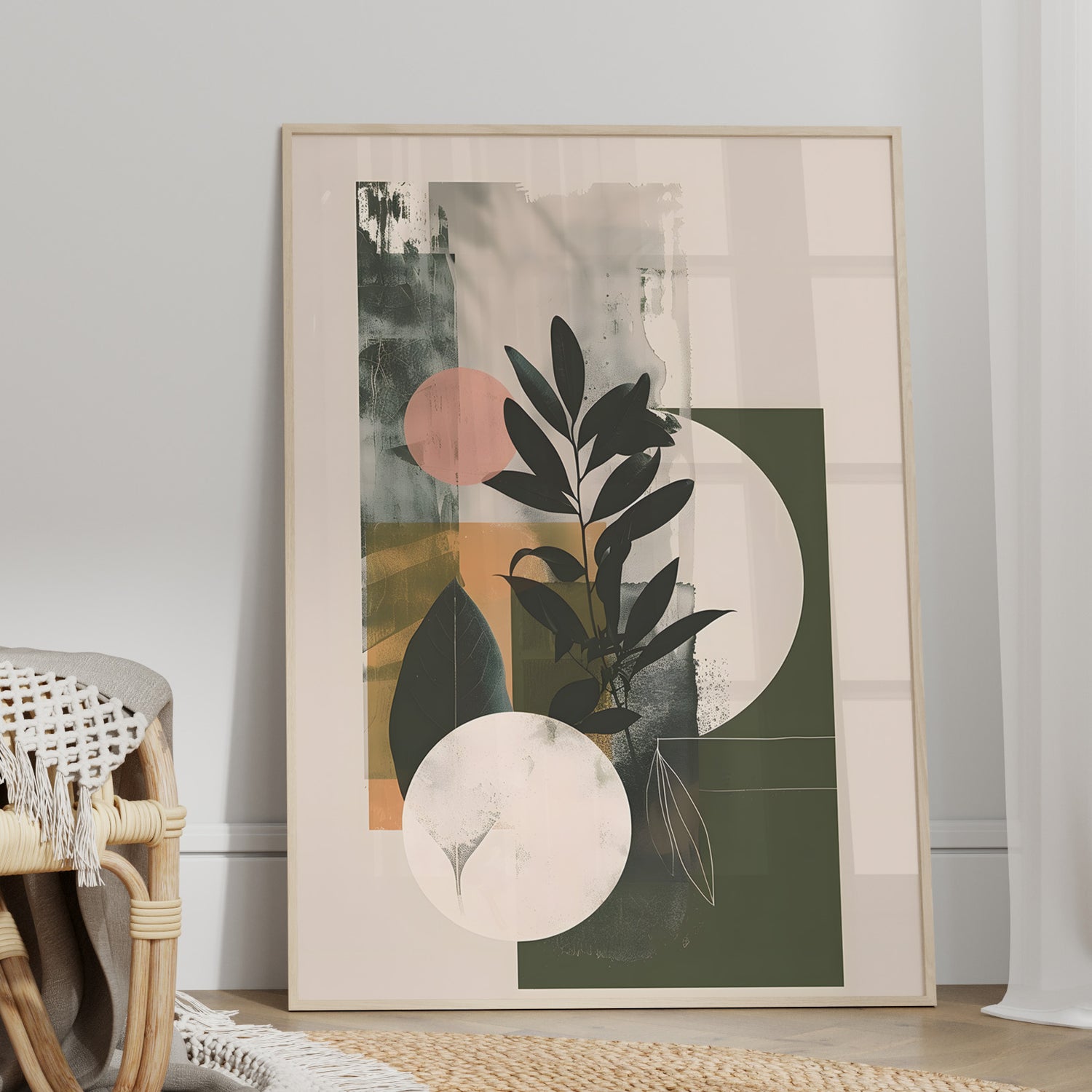 Earthy Geometric Botanicals