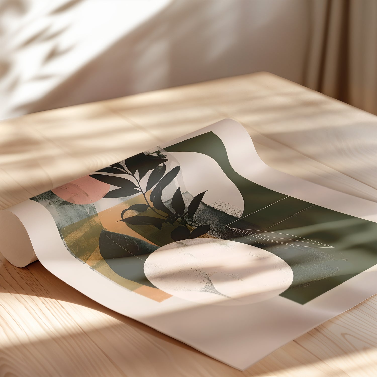 Earthy Geometric Botanicals