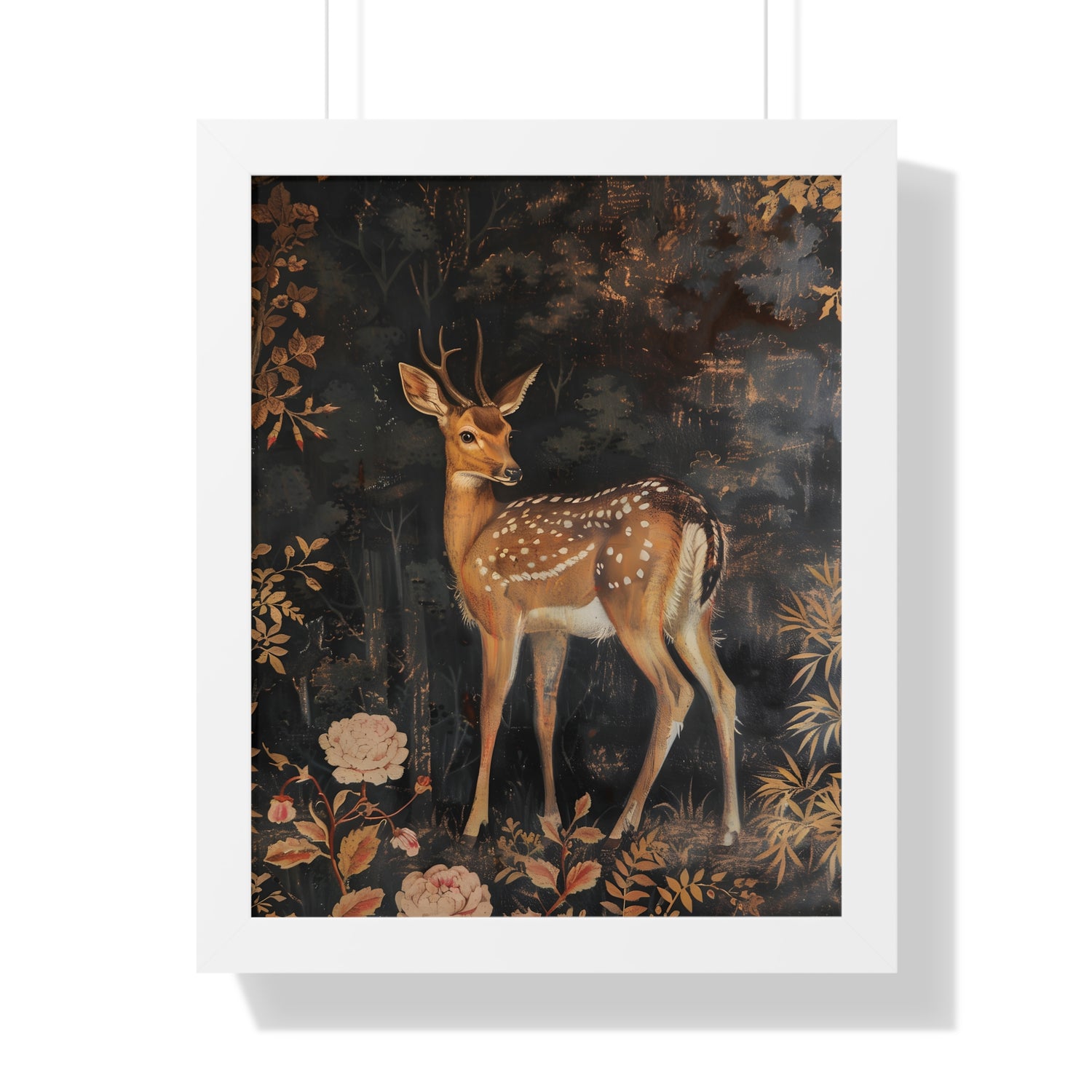 Framed Paper Print - Enchanted Forest Doe