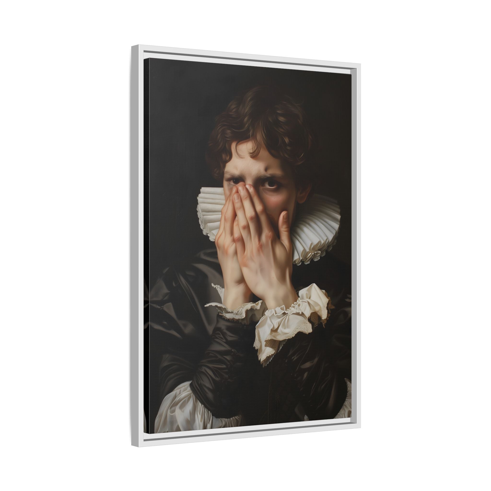 Framed Canvas - The Foul Flush Reaction