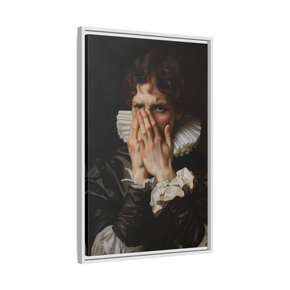 Framed Canvas - The Foul Flush Reaction