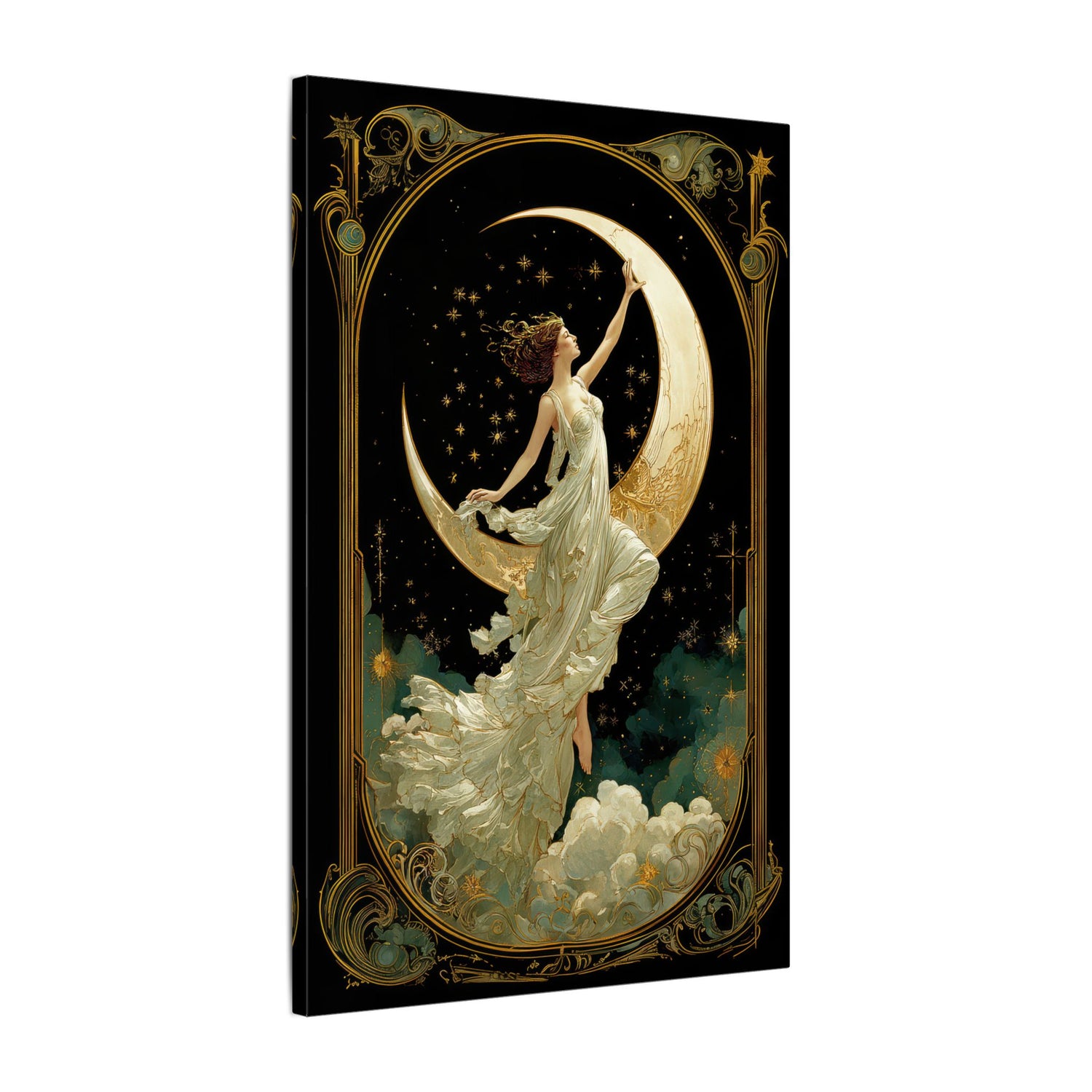 .75" Matte Canvas - Moon Goddess Ascending