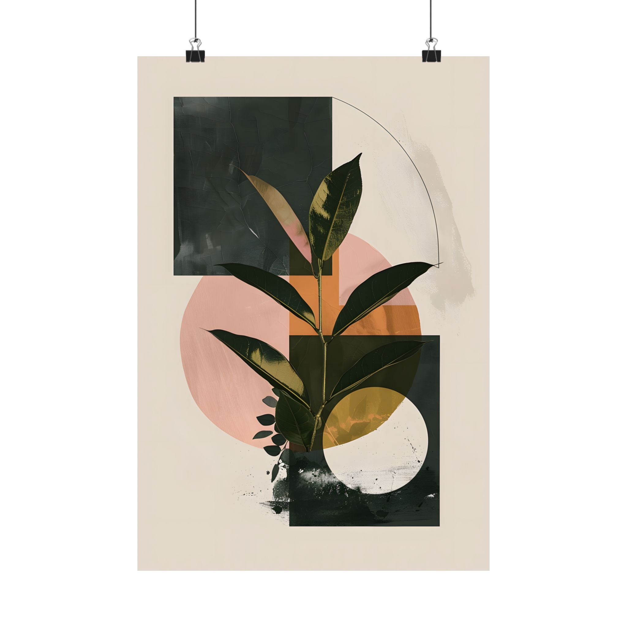 Blush Geometry Leafscape