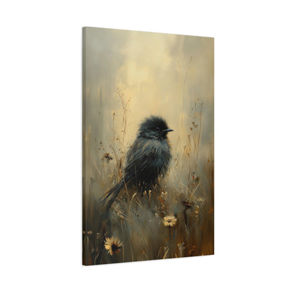 1.25" Matte Canvas - Golden Meadow Bird