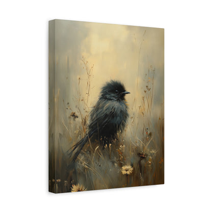 1.25" Matte Canvas - Golden Meadow Bird