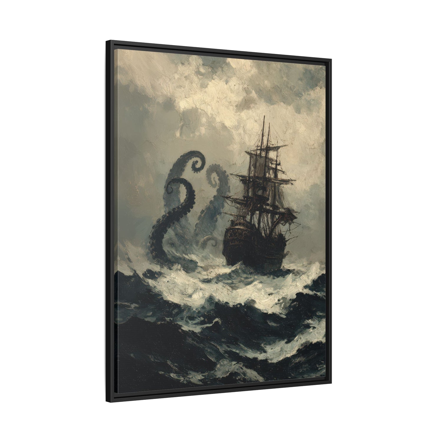 Framed Canvas - Into the Kraken’s Wake