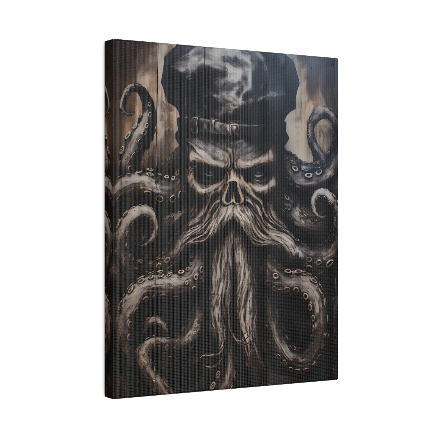 .75&quot; Matte Canvas - Kraken Captain&