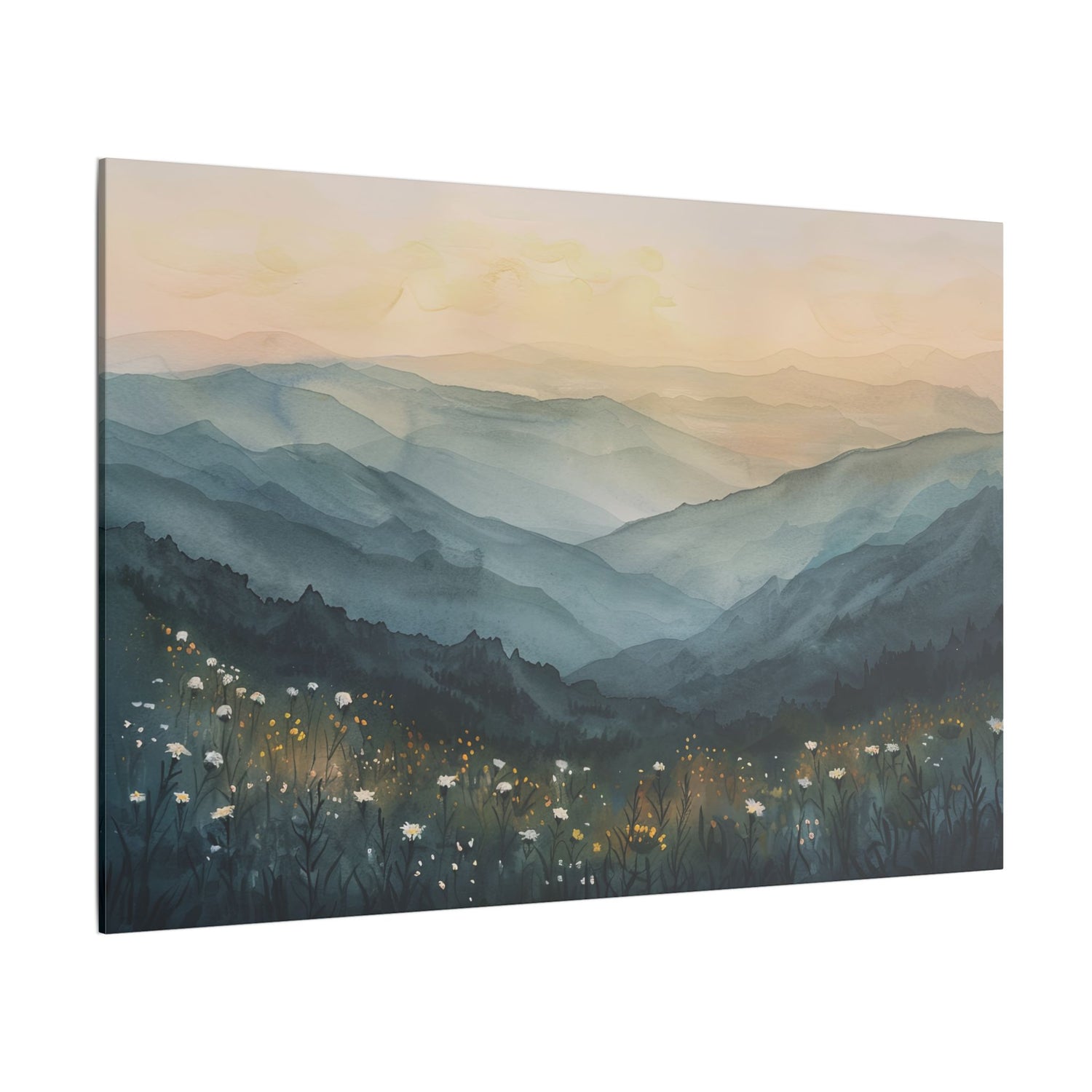 .75" Matte Canvas - Misty Blue Ridge Bloomscape