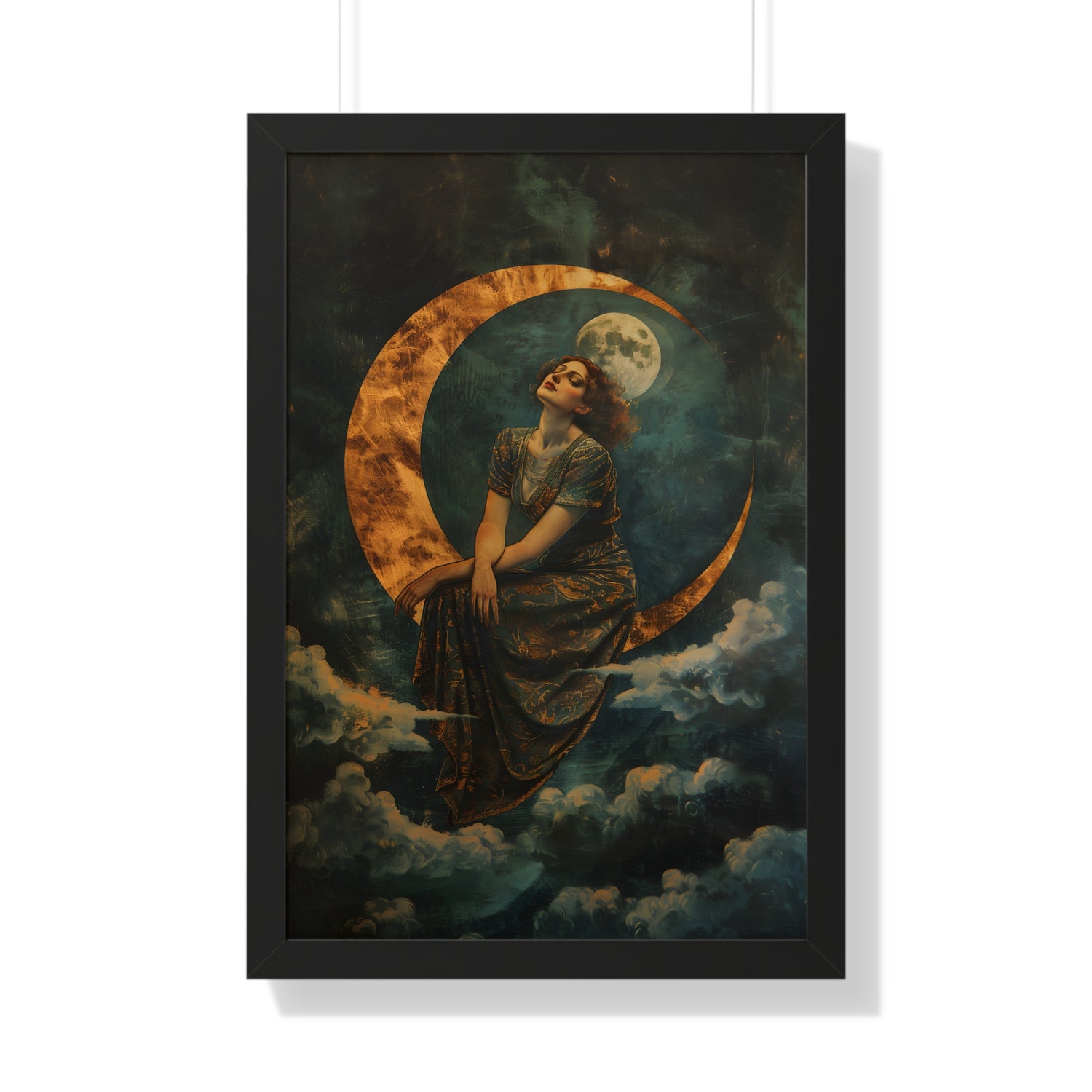 Framed Paper Print - Moonlit Reverie