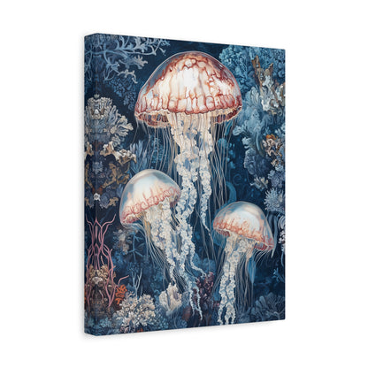 1.25" Matte Canvas - Ethereal Ocean Jellyfish