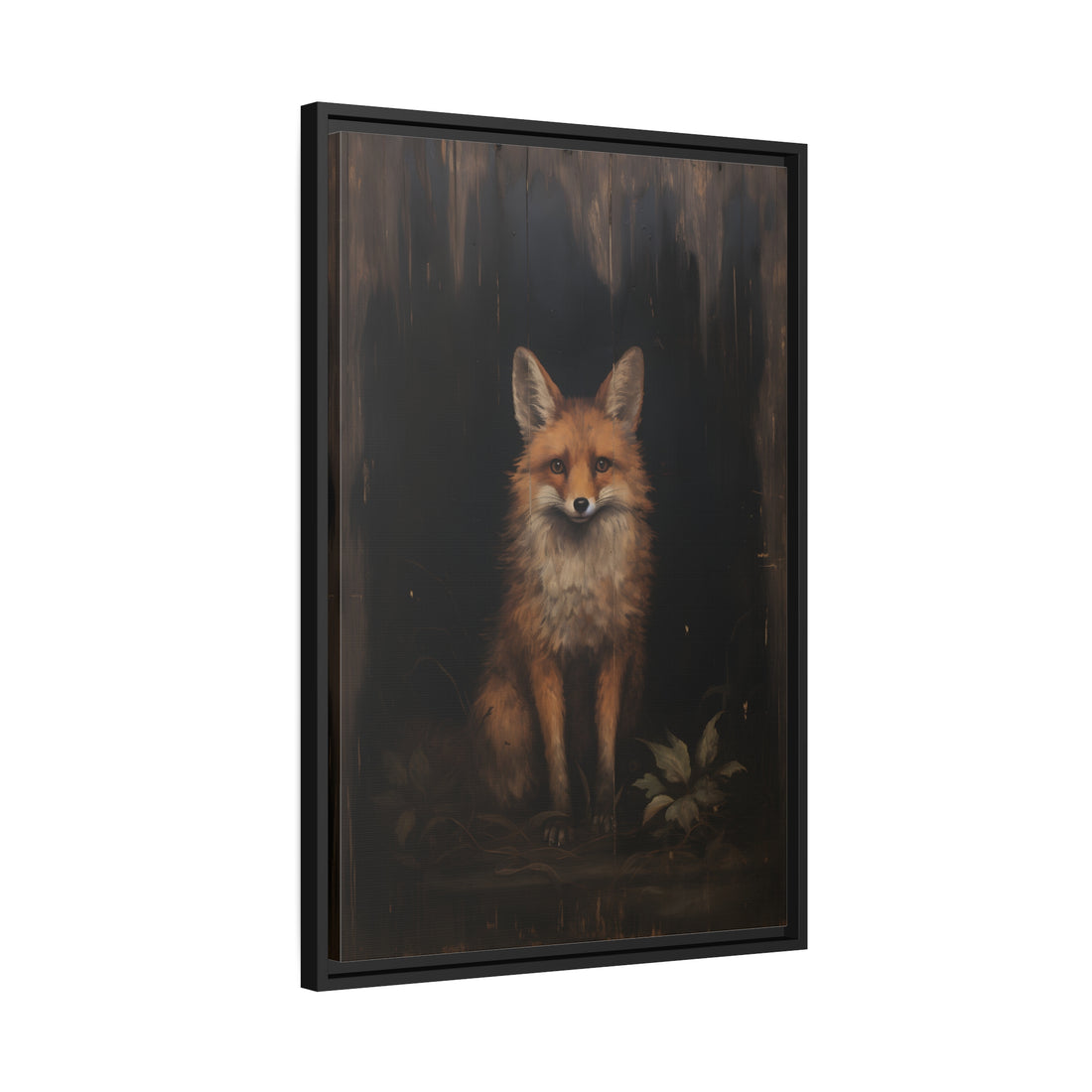 Framed Canvas - Mystical Fox Gaze