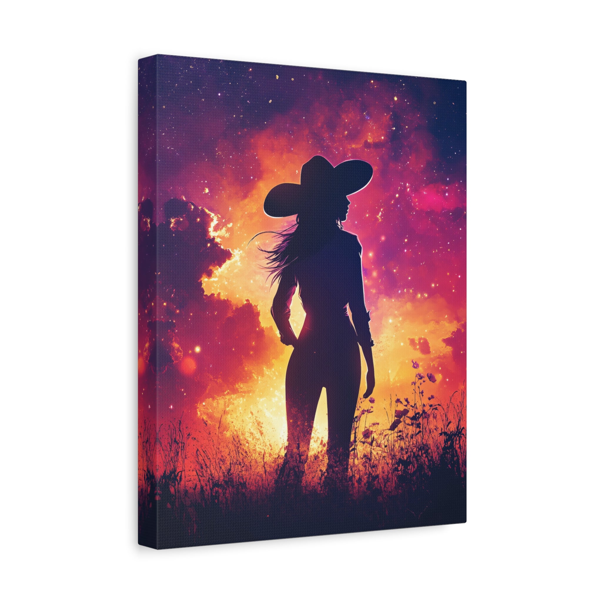 1.25" Matte Canvas - Cosmic Cowgirl