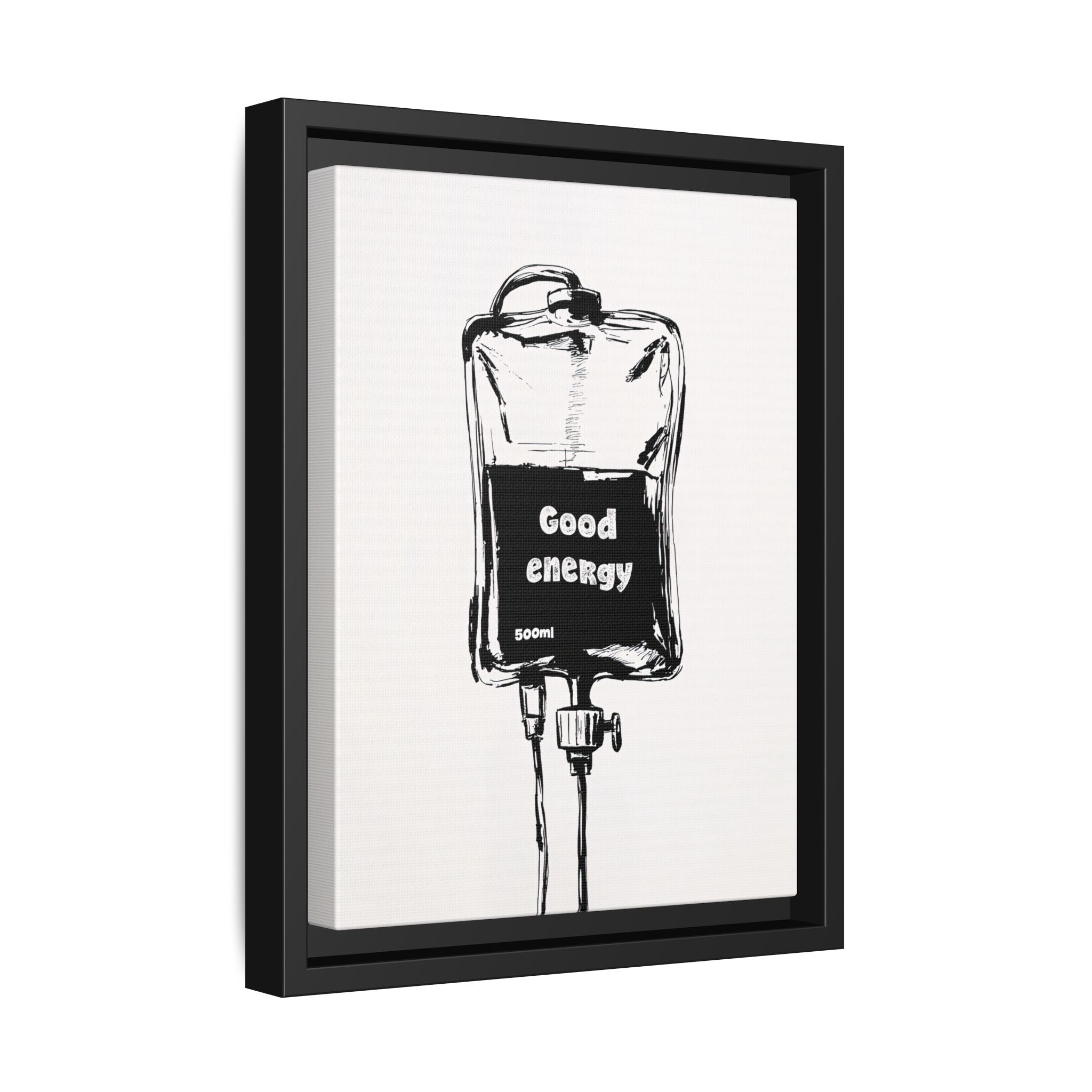 Framed Canvas - Good Energy IV Bag