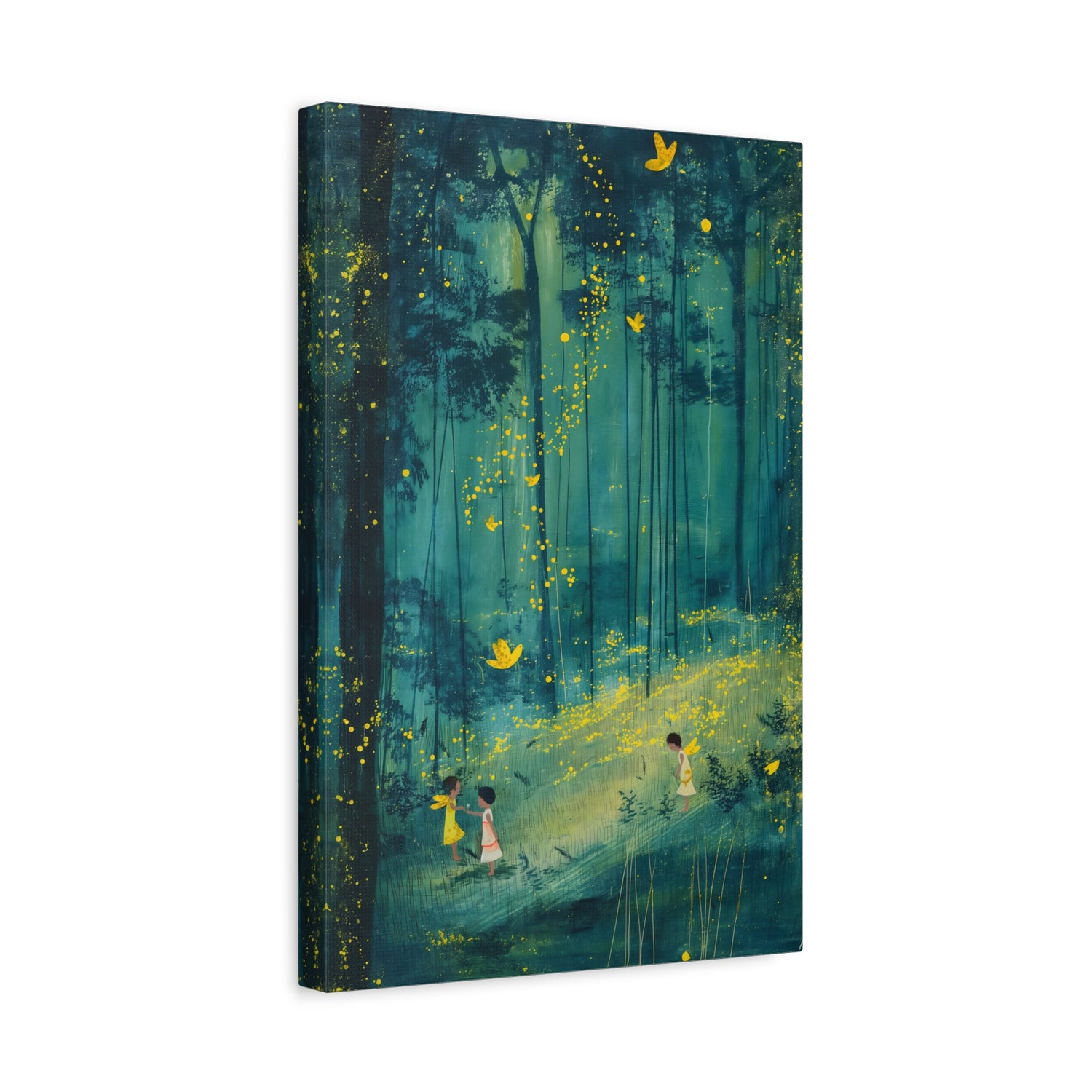 1.25" Matte Canvas - Enchanted Firefly Forest