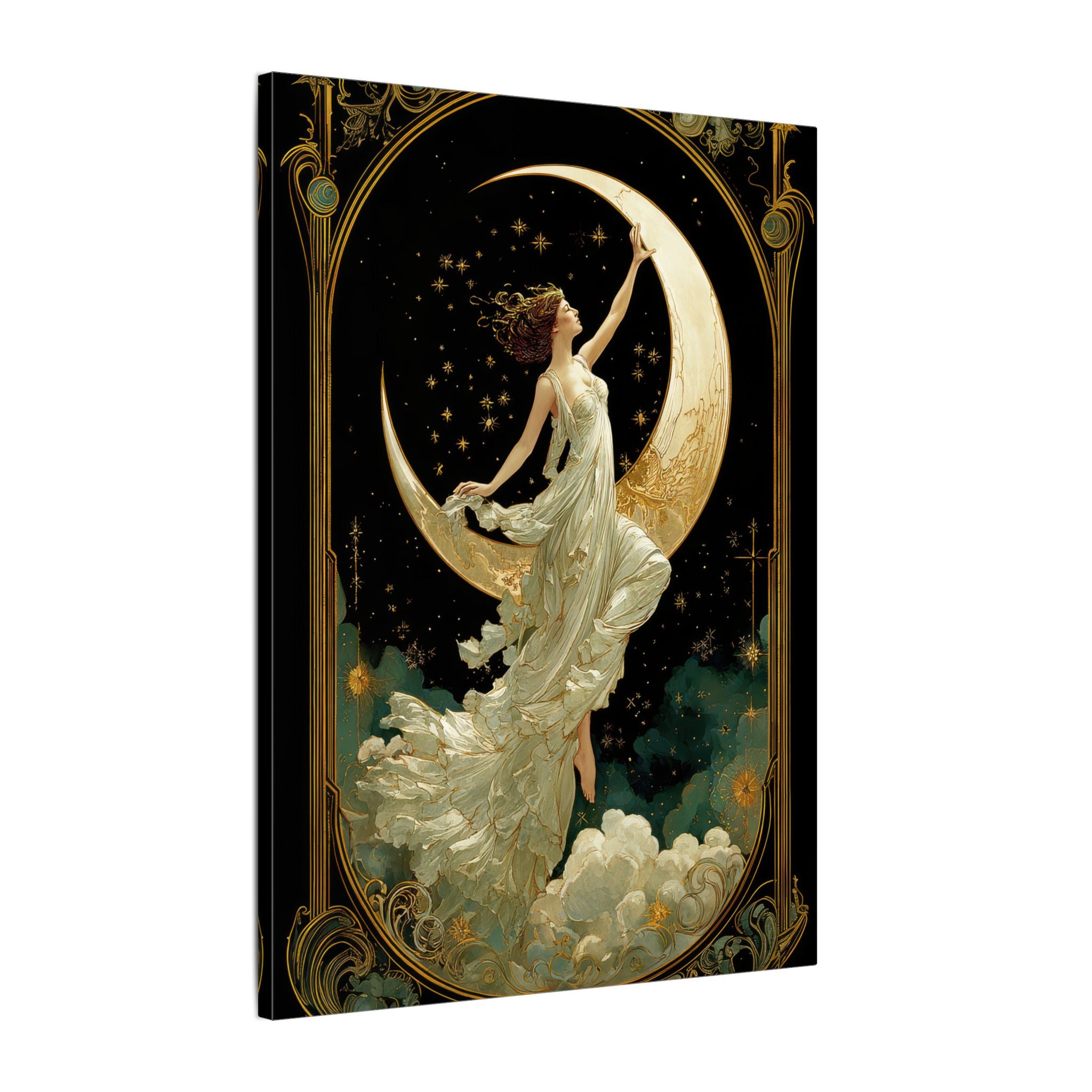 .75" Matte Canvas - Moon Goddess Ascending