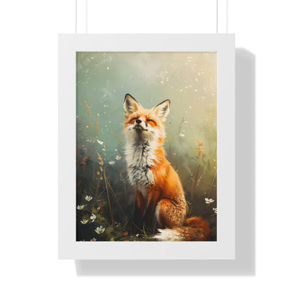 Framed Paper Print - Woodland Fox&