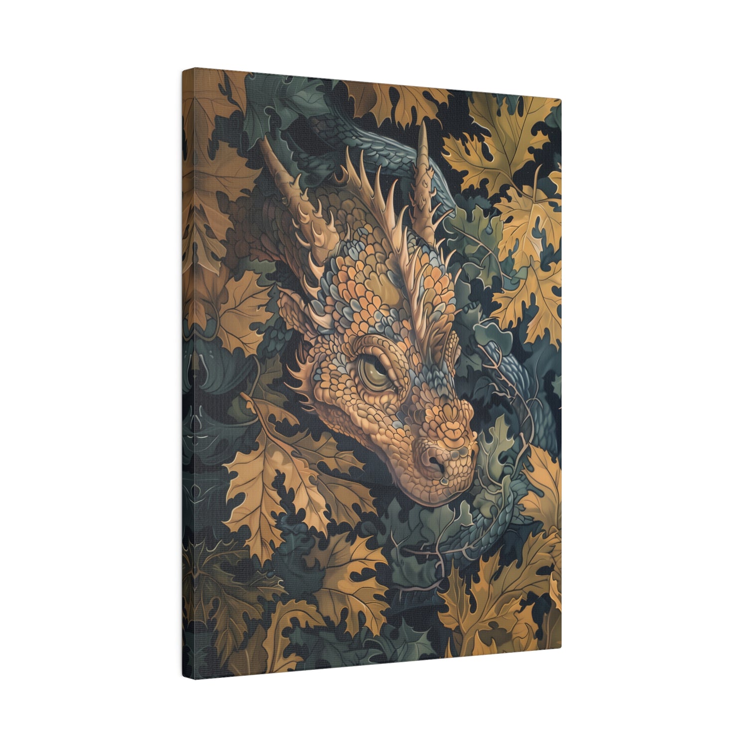 .75&quot; Matte Canvas - Enchanted Forest Dragon