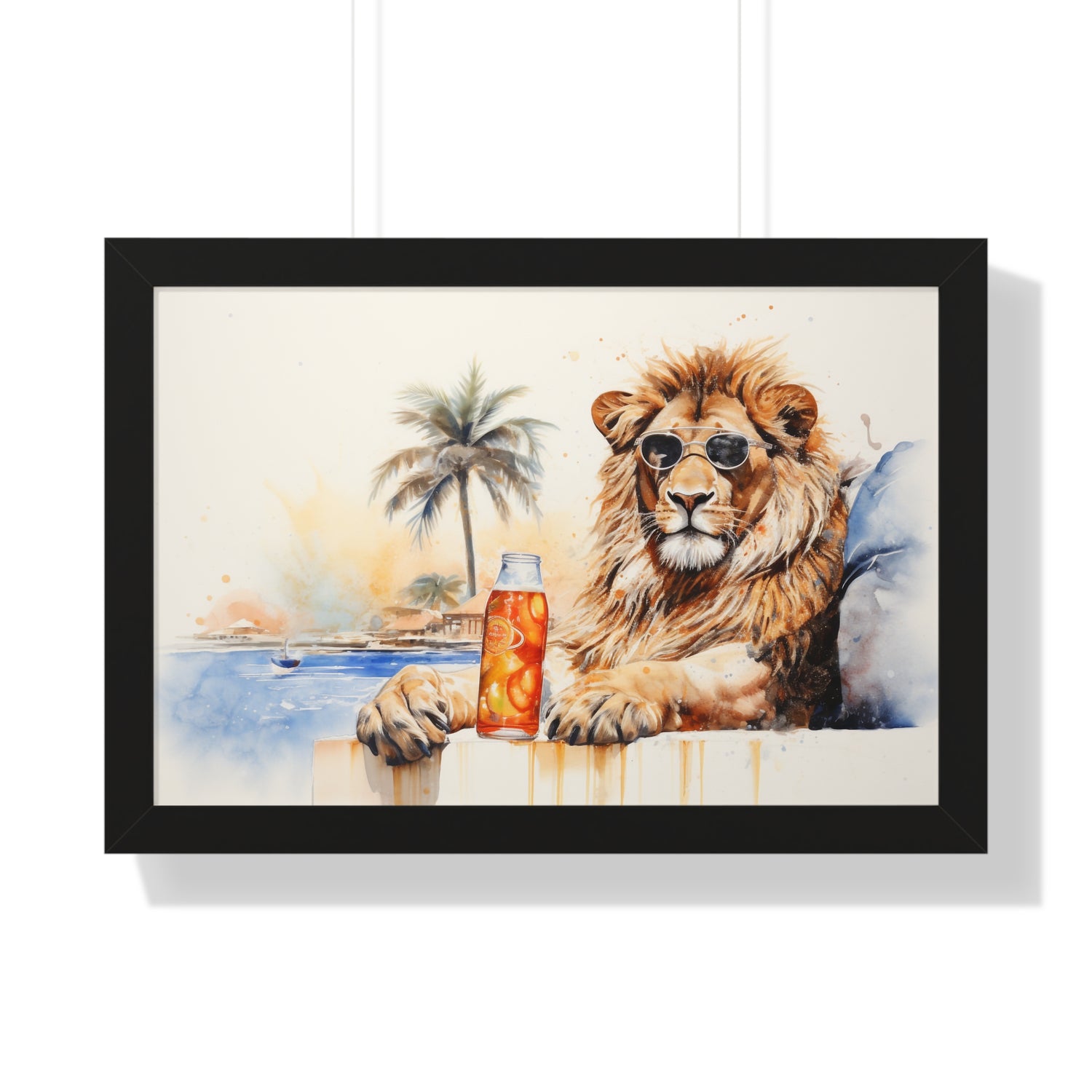 Framed Paper Print -  Beach King&