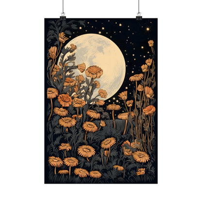 Moonlit Floral Serenade