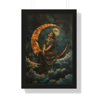 Framed Paper Print - Moonlit Reverie