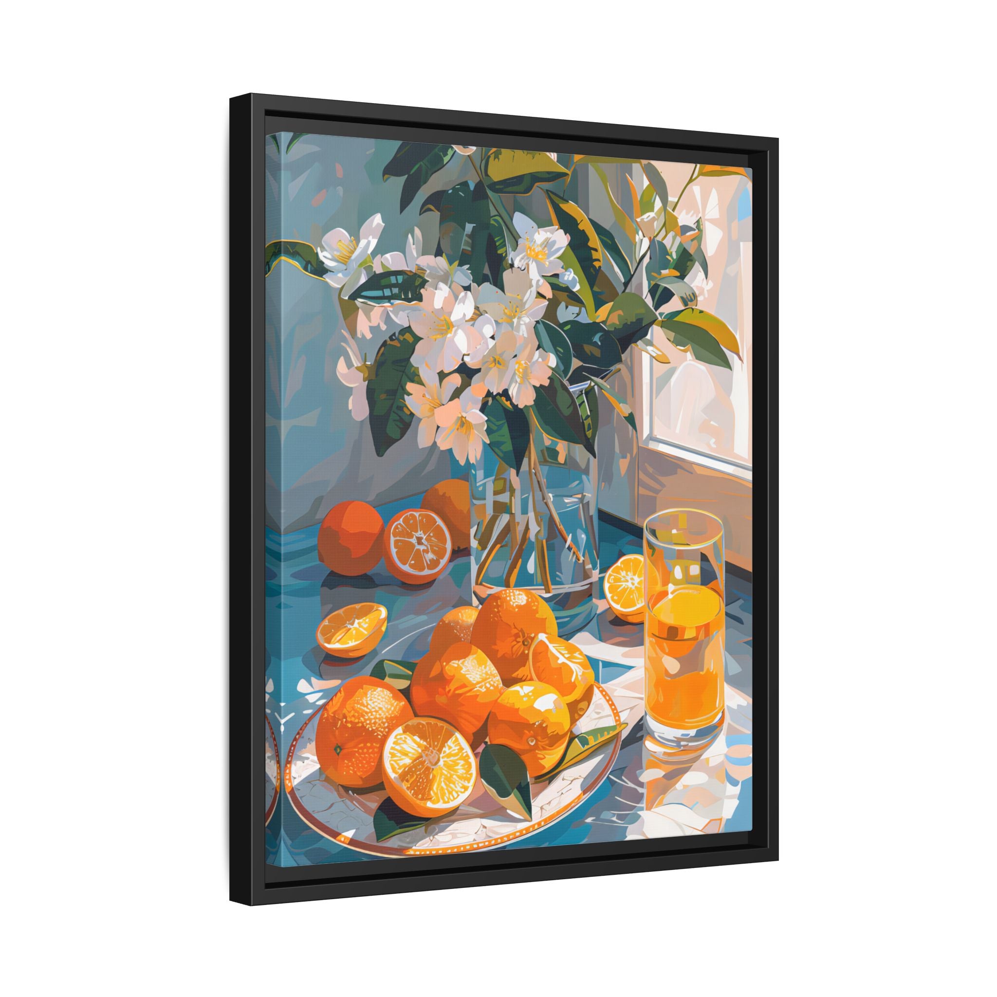 Framed Canvas - Citrus Blossom Morning
