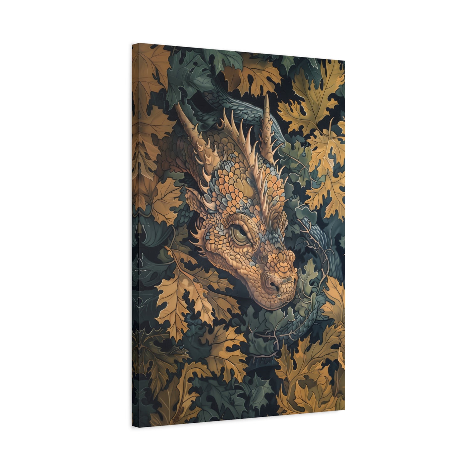 1.25" Matte Canvas - Enchanted Forest Dragon