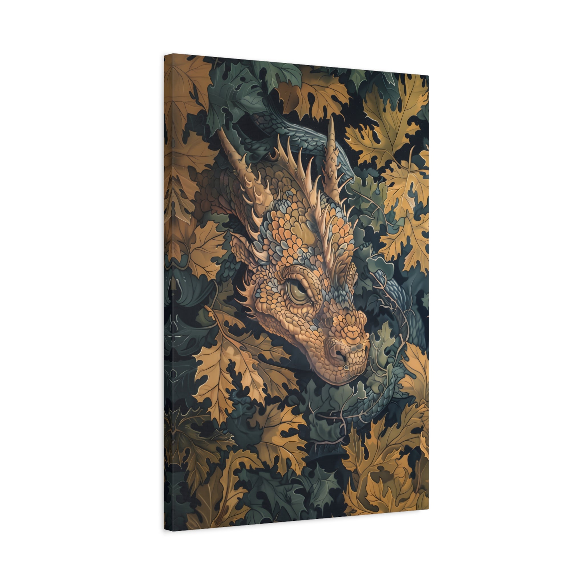 1.25" Matte Canvas - Enchanted Forest Dragon