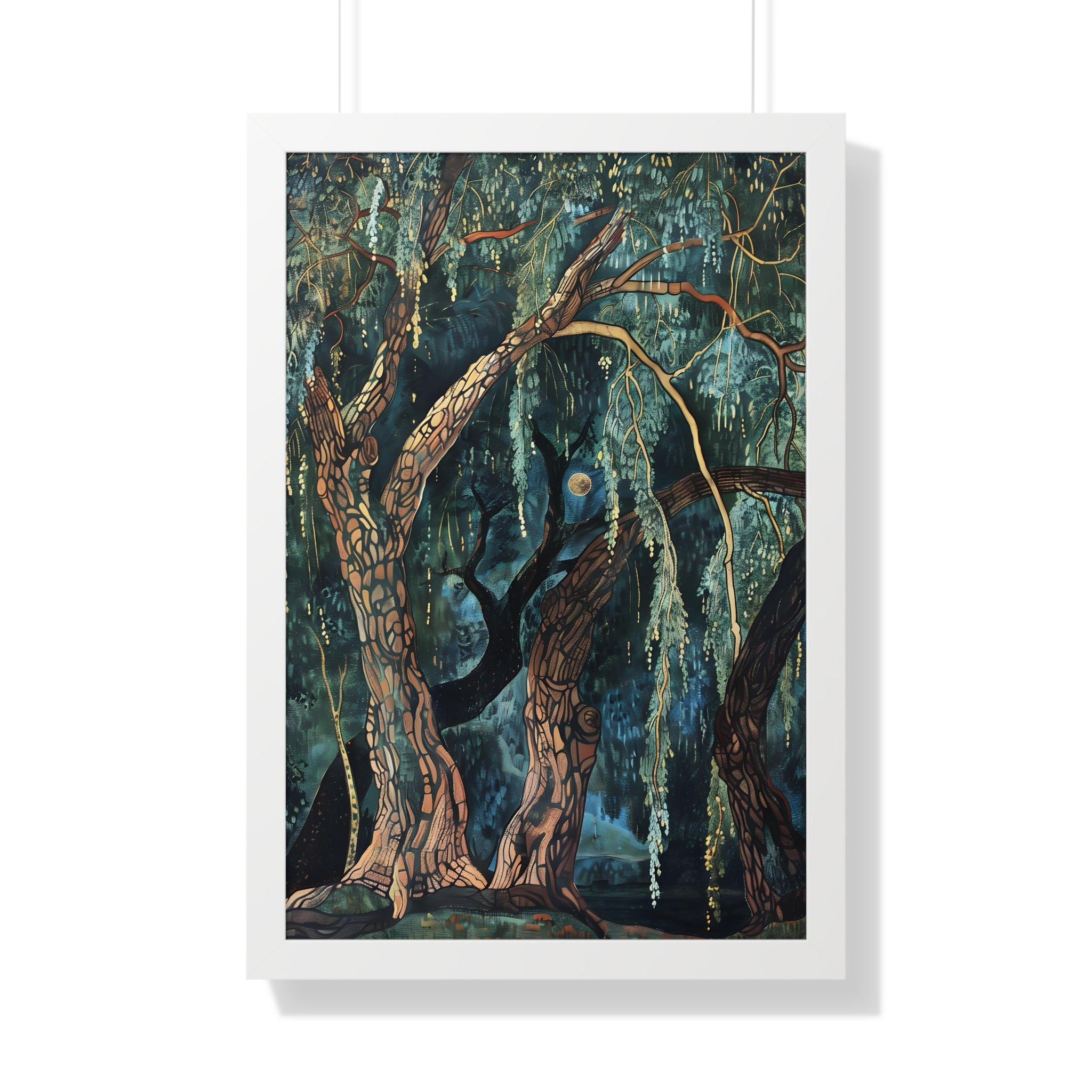 Framed Paper Print - Morris Willow Whispers