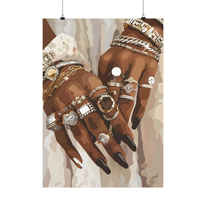 Layered Luxe Jewelry Hands