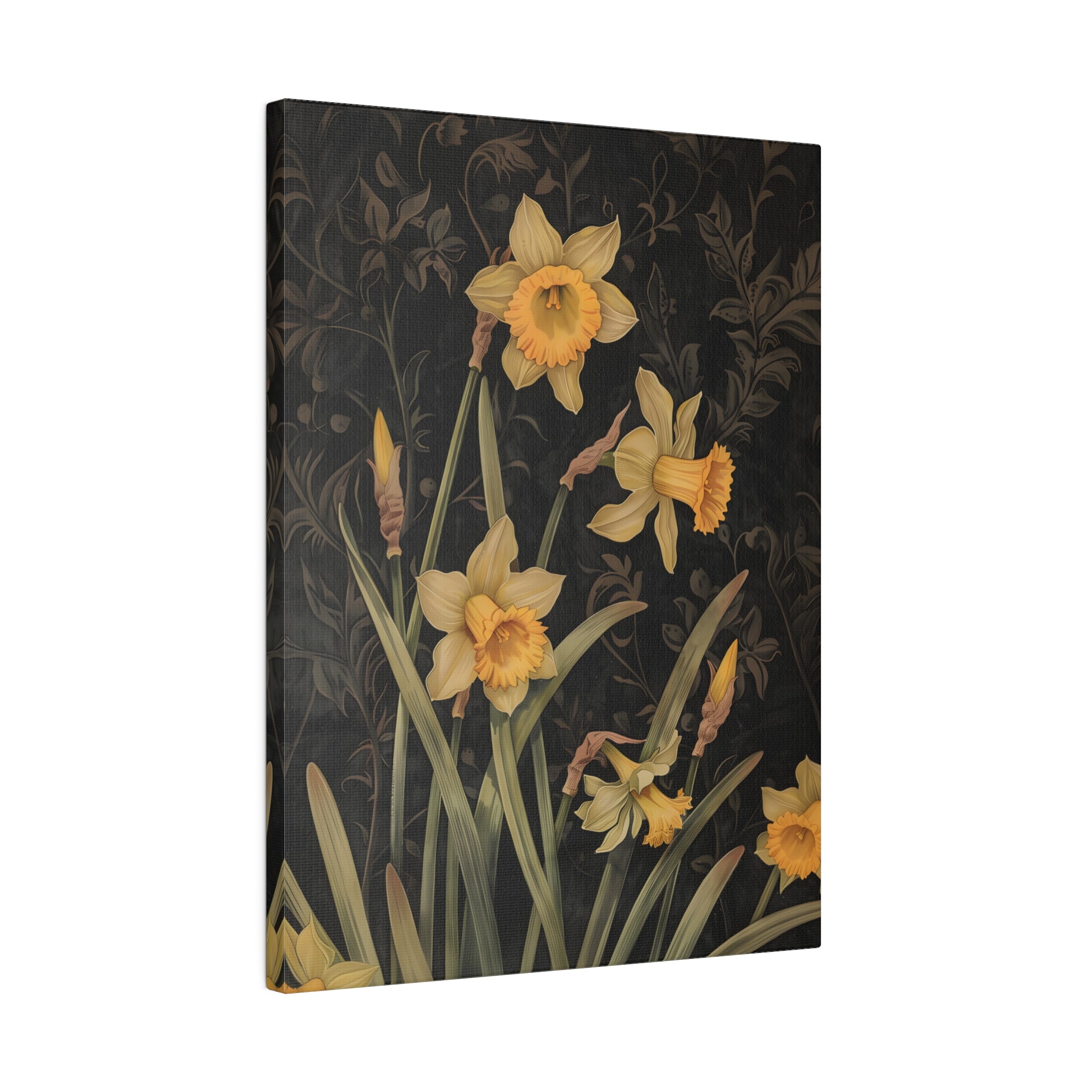 .75&quot; Matte Canvas - Golden Daffodils&