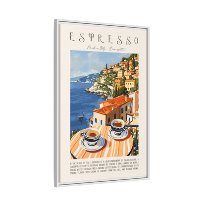 Framed Canvas - Espresso Views of Italy