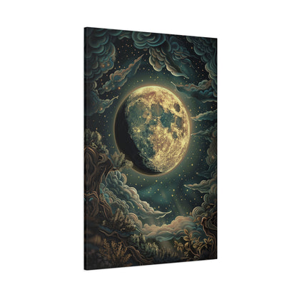 1.25" Matte Canvas - Waxing Gibbous Dreamscape