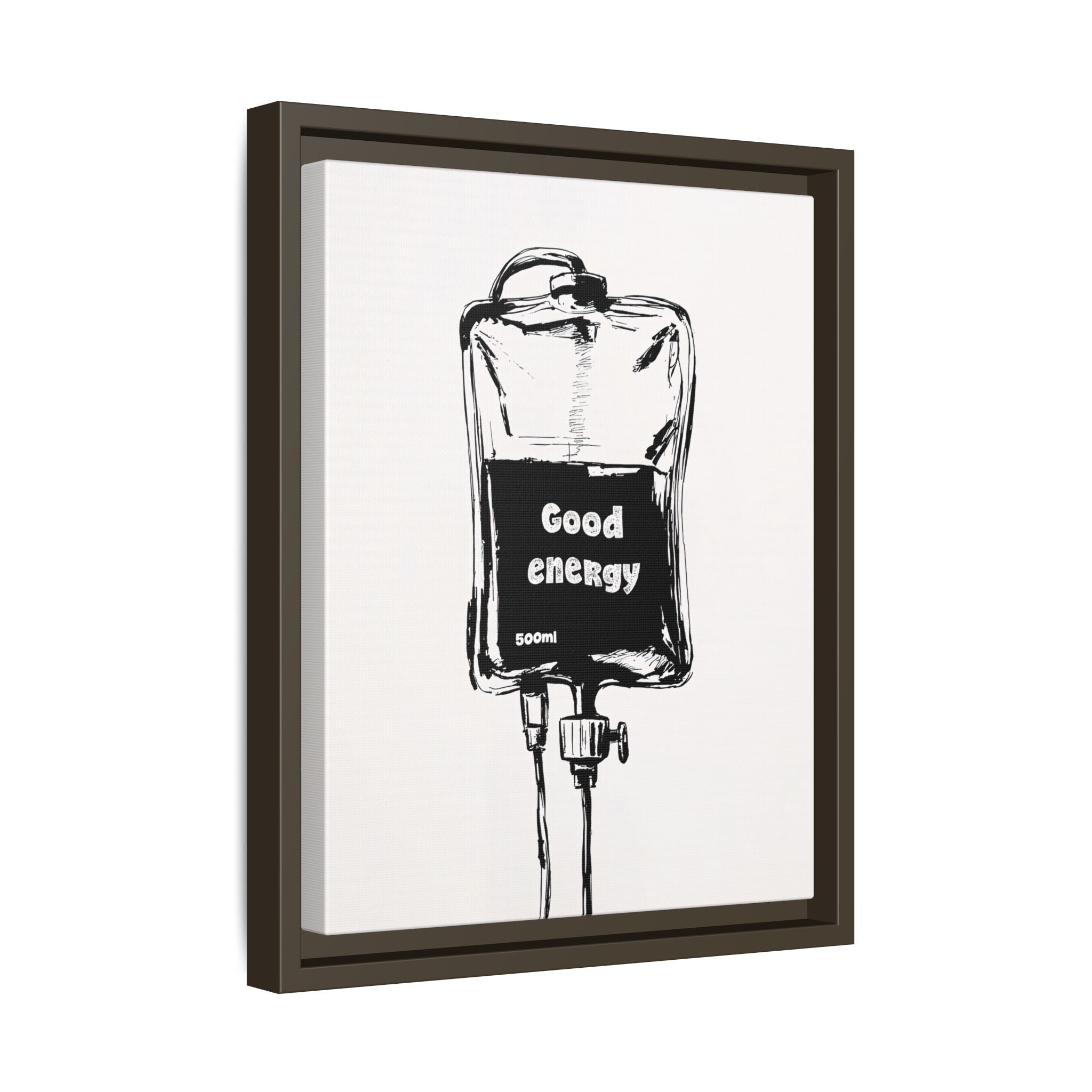 Framed Canvas - Good Energy IV Bag