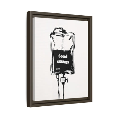 Framed Canvas - Good Energy IV Bag