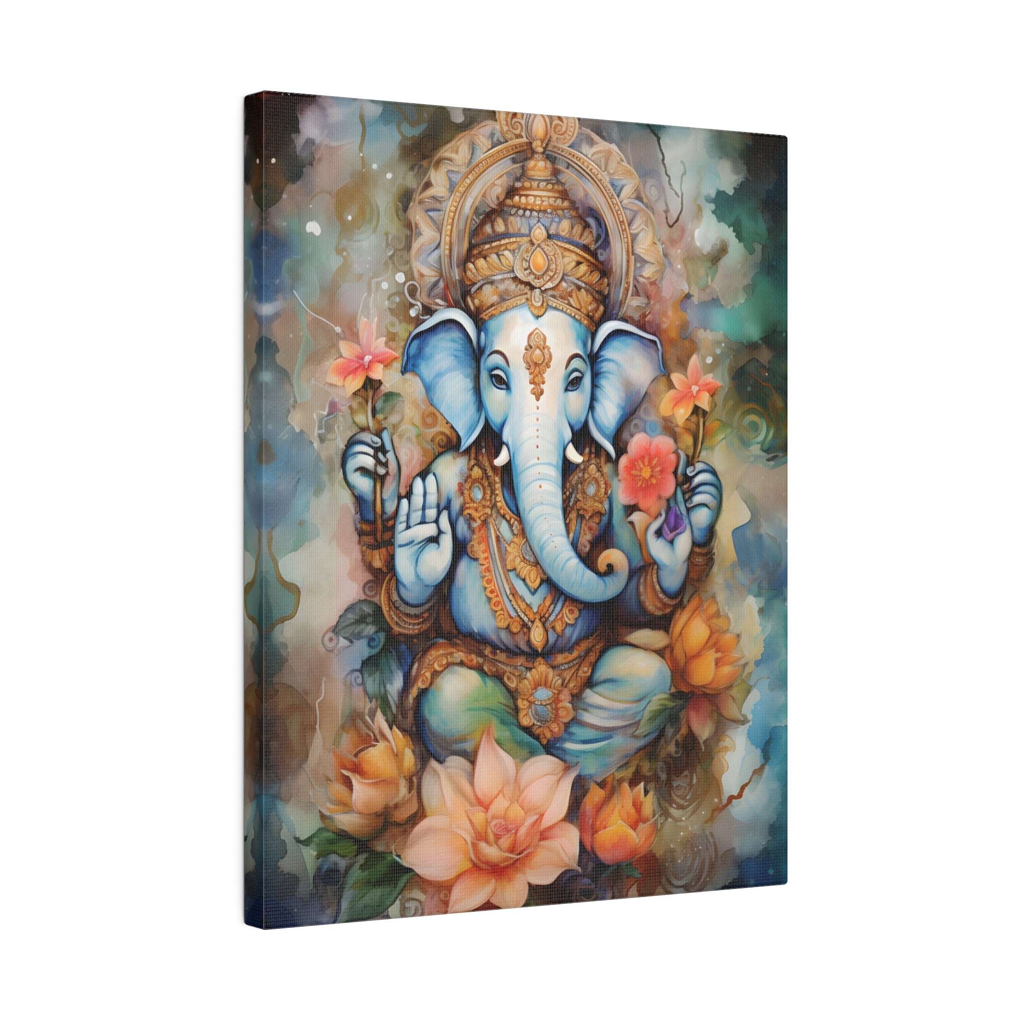 .75&quot; Matte Canvas - Ganesha&