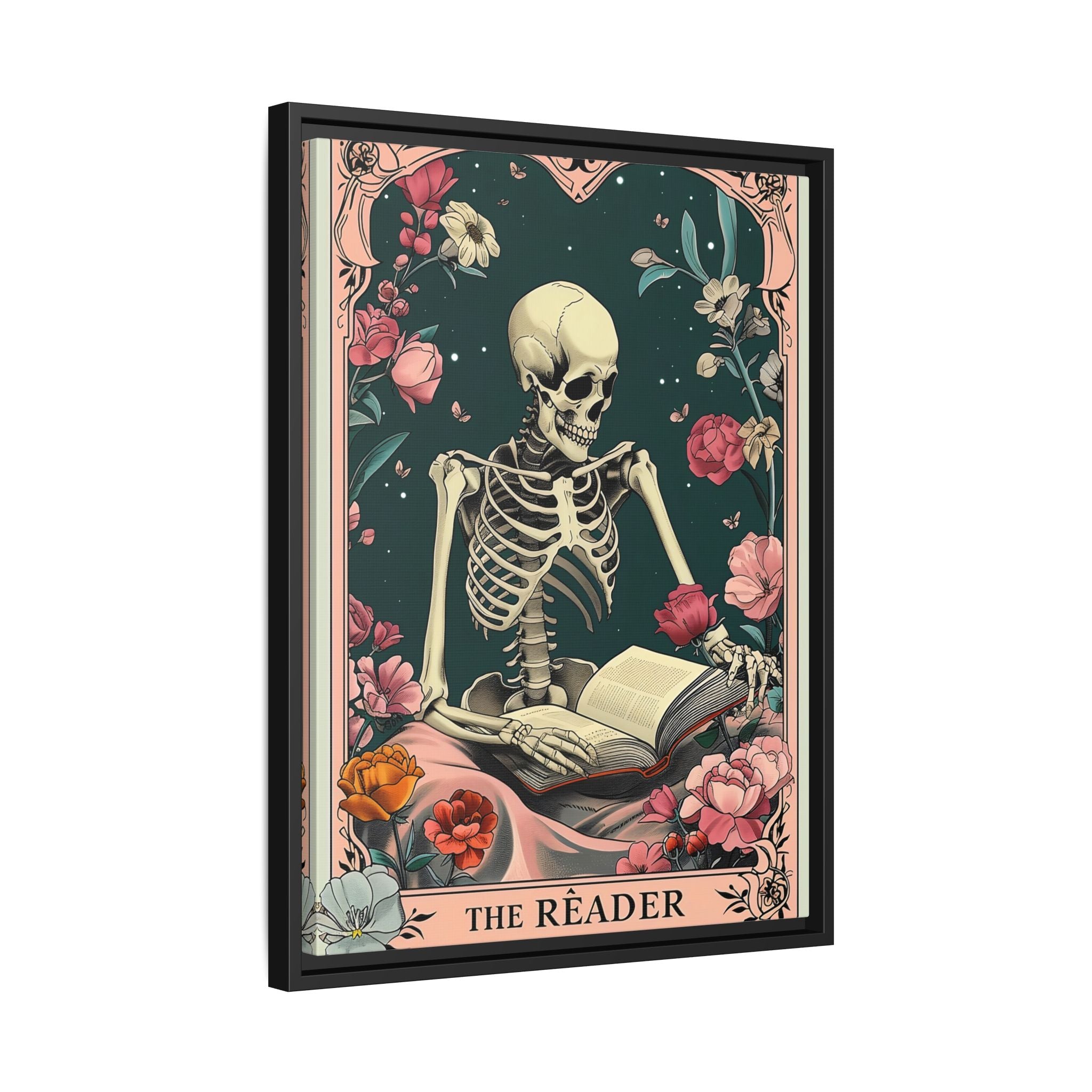 Framed Canvas - The Eternal Reader