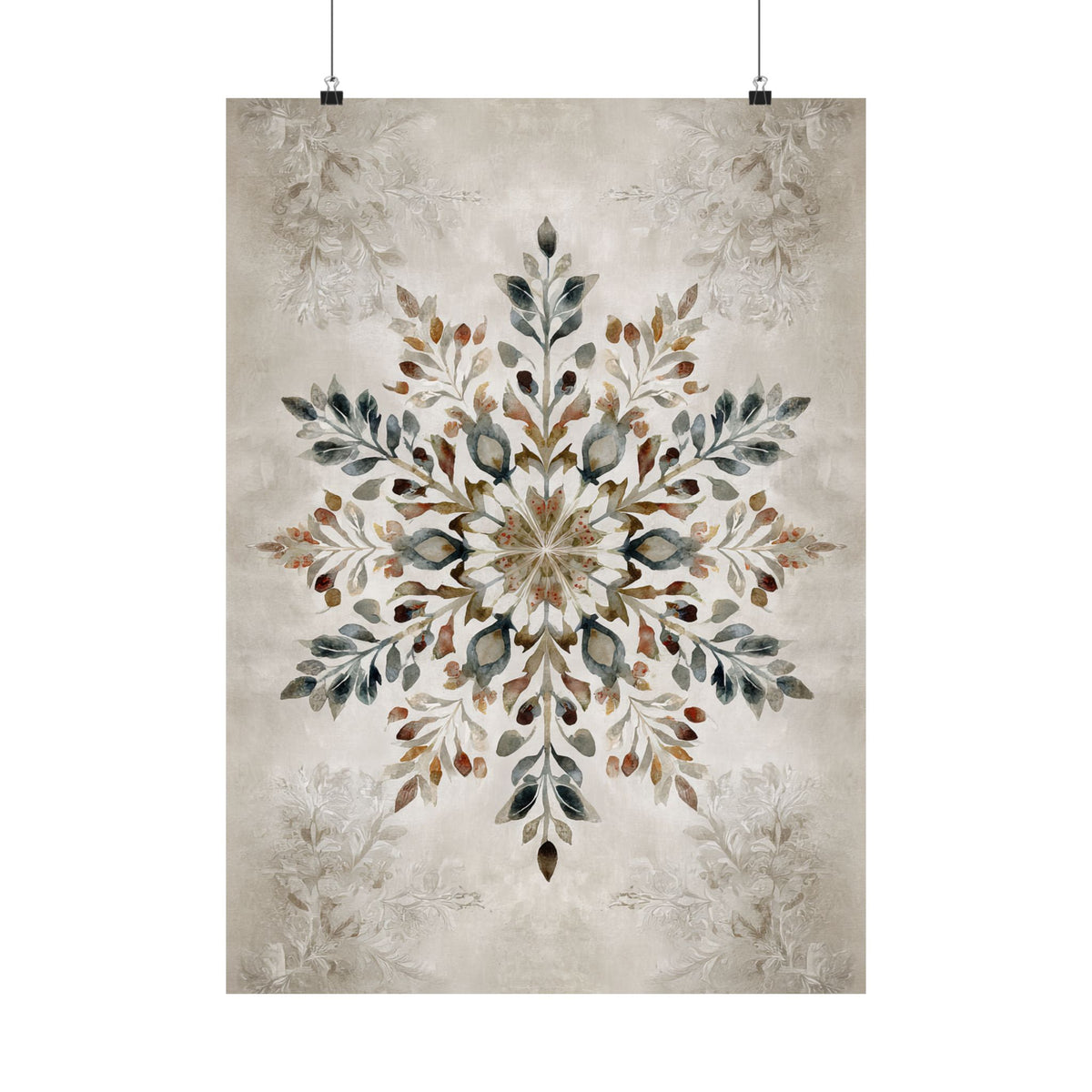 Nordic Botanical Snowflake