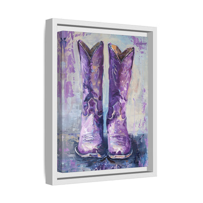 Framed Canvas - Violet Cowgirl Spirit