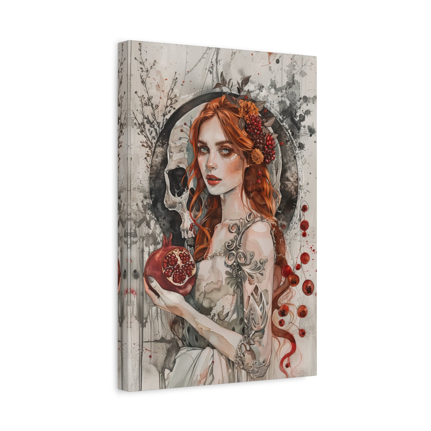1.25" Matte Canvas - Persephone’s Pomegranate Curse