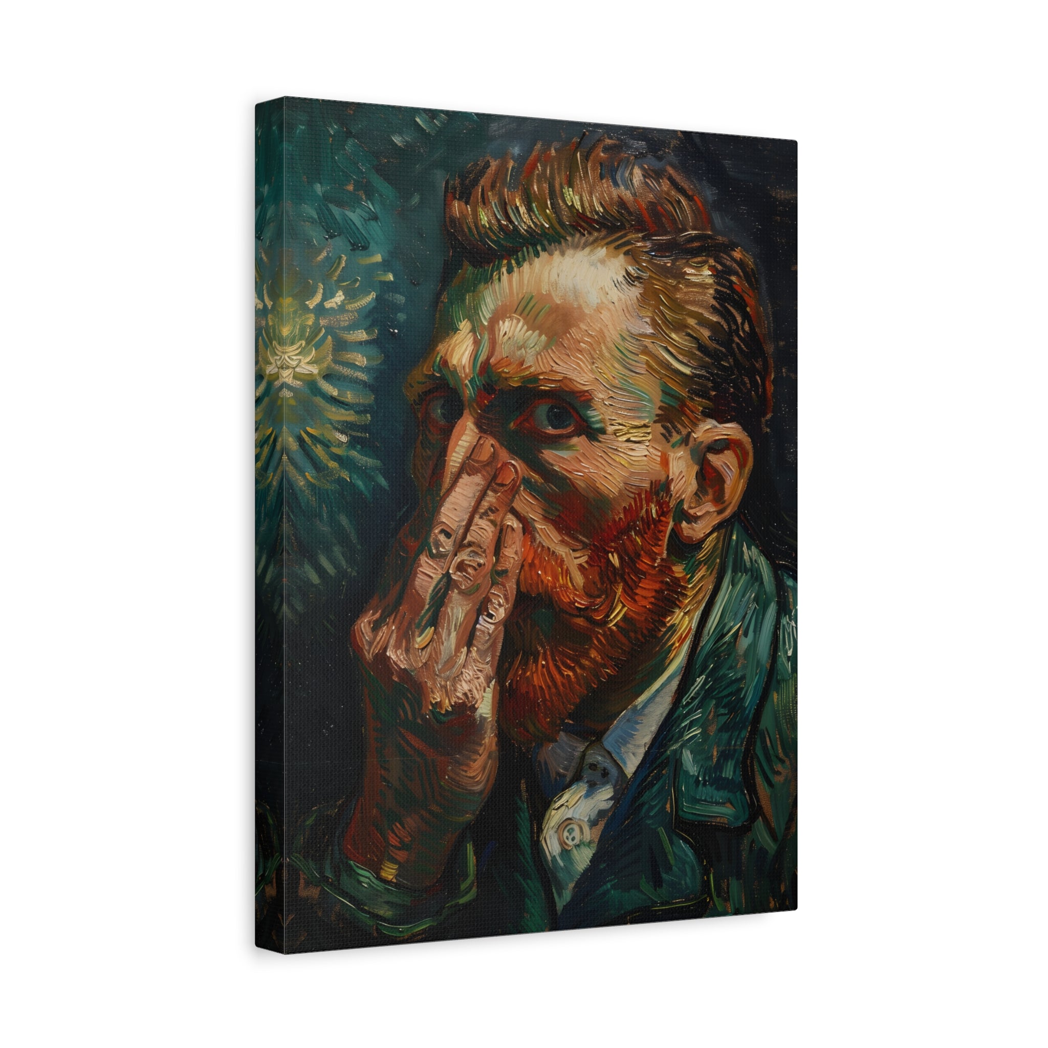 1.25" Matte Canvas - Van Gogh Stinky Glare