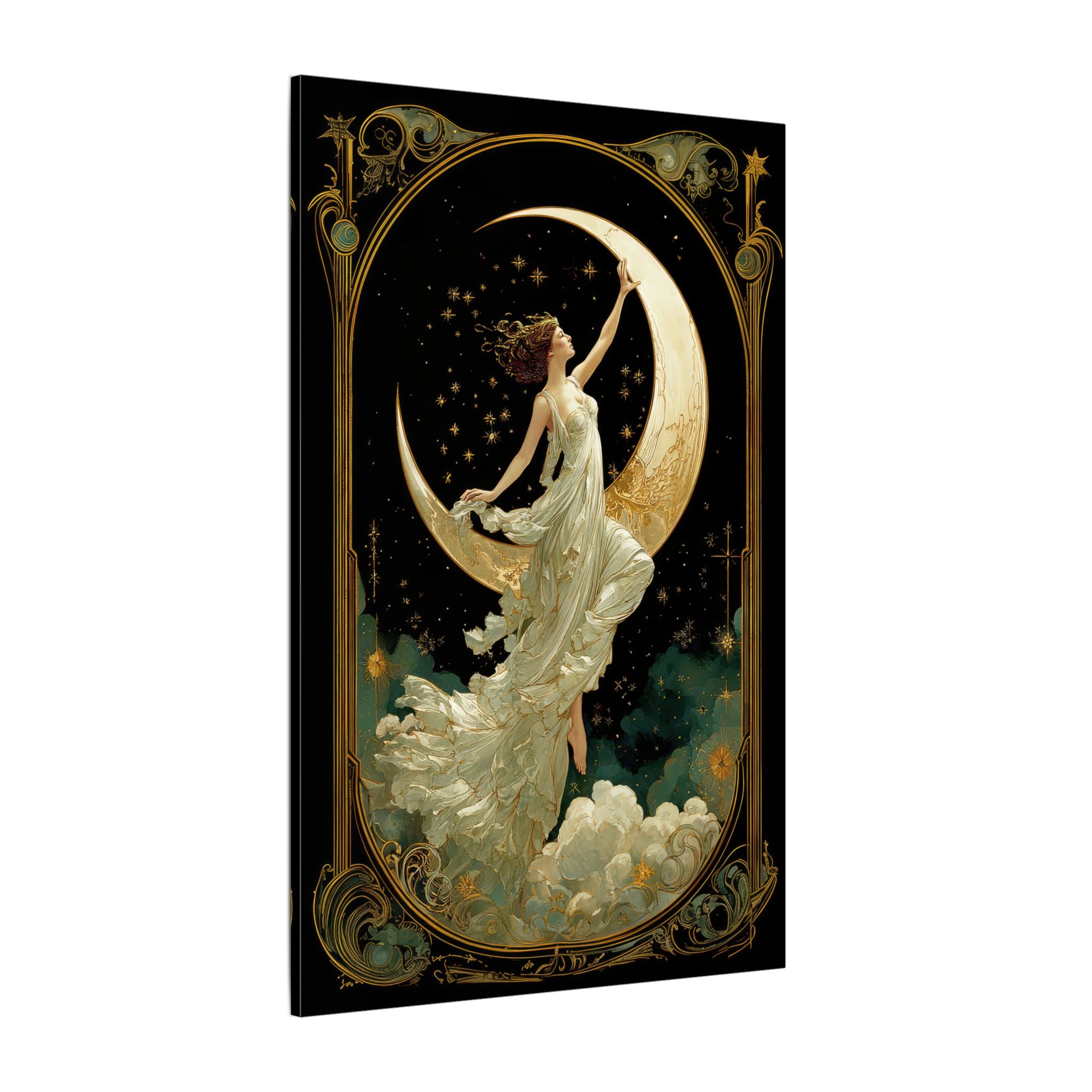 .75" Matte Canvas - Moon Goddess Ascending