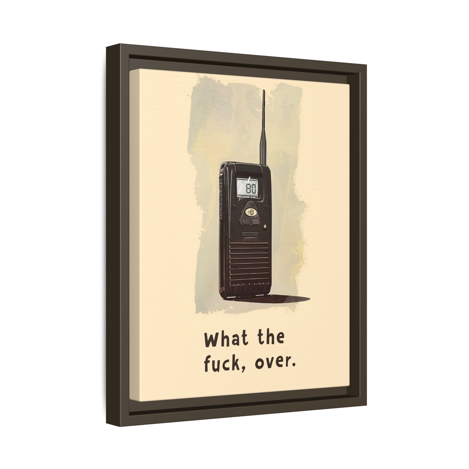Framed Canvas - Walkie Talkie WTF Moment
