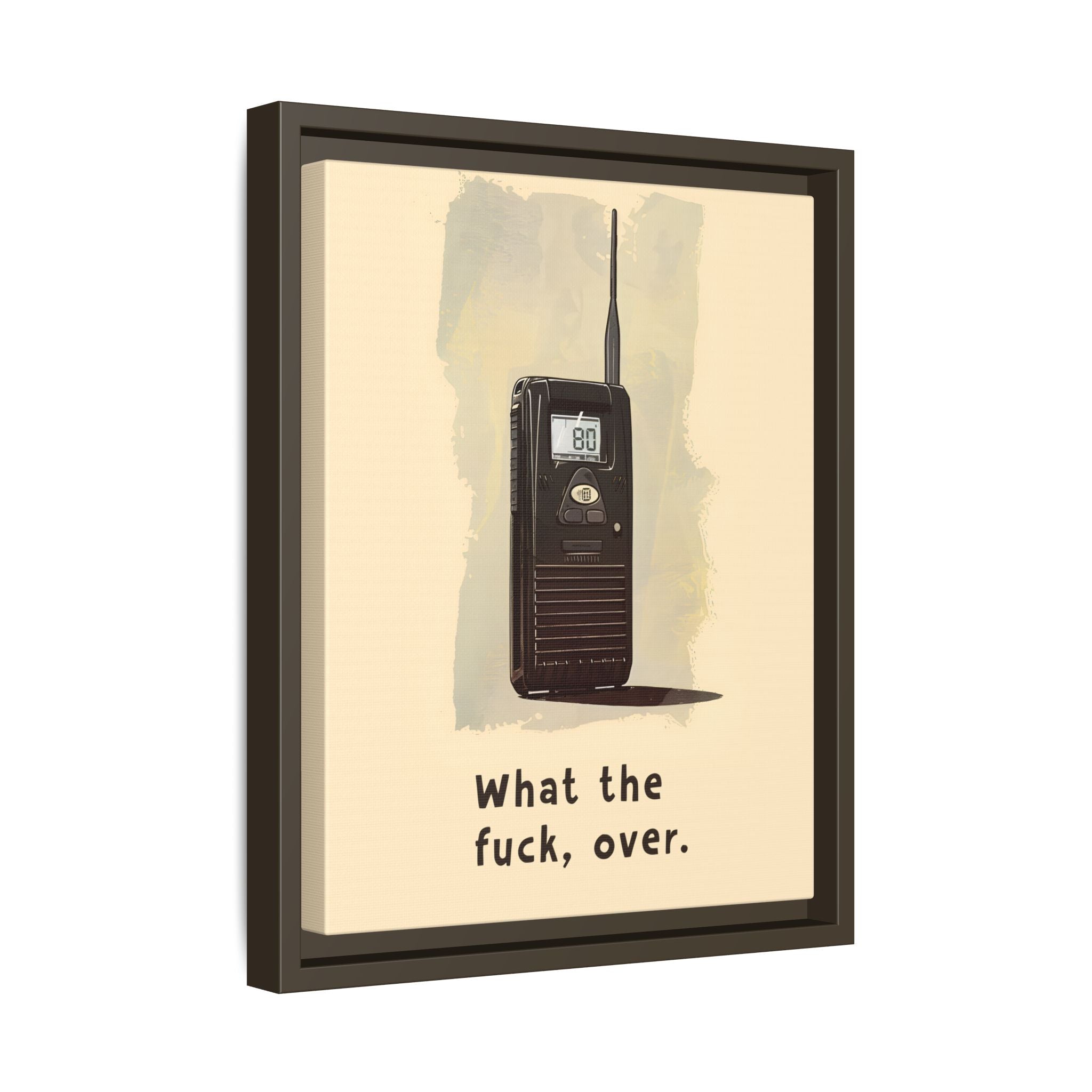 Framed Canvas - Walkie Talkie WTF Moment