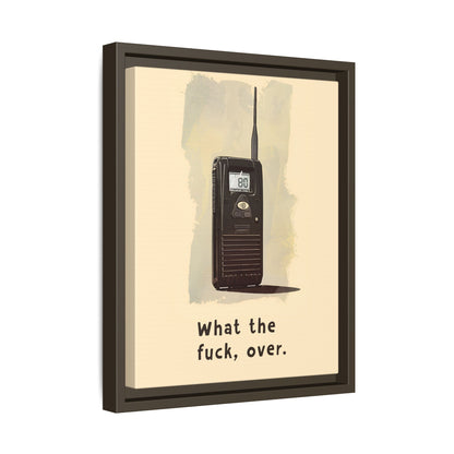 Framed Canvas - Walkie Talkie WTF Moment