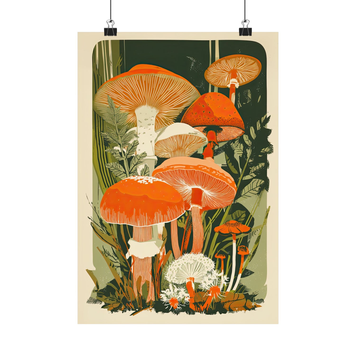 Groovy Woodland Mushrooms